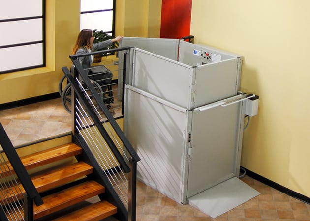 Bruno Commercial Vertical Platform Lifts For Wheelchairs Nsm