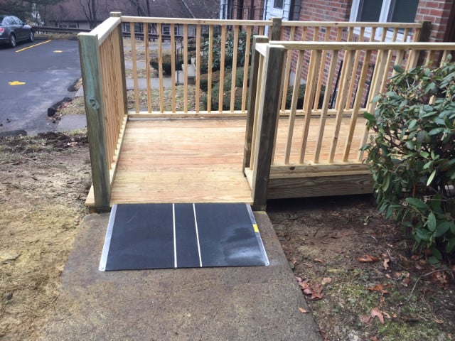 Wooden Wheelchair Ramp Pomfret Nsm 7126